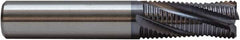 M.A. Ford - 1/2" Diam, Fine Pitch, 1/2" LOC, 4 Flute Solid Carbide Roughing Square End Mill - ALtima Finish, 2-1/2" OAL, 1/2" Shank Diam, Single End, Centercutting, 20° Helix - Americas Industrial Supply