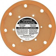 Dynabrade - 6" Diam Disc Backing Nonvacuum Replacement Pad - Medium Density, 12,000 RPM - Americas Industrial Supply