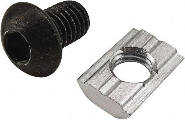 80/20 Inc. - Open Shelving Button Head Socket Cap Screw - 12mm Long, Use with 15/30/40 Series - Americas Industrial Supply