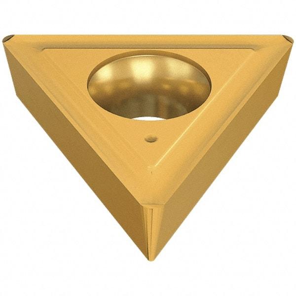 Iscar - TCMT220508 Grade IC8250 Carbide Turning Insert - TiCN/Al2O3/TiN Finish, 60° Triangle, 1/2" Inscr Circle, 5mm Thick, 1/32" Corner Radius - Americas Industrial Supply