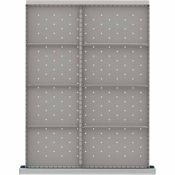 LISTA - 8-Compartment Drawer Divider Layout for 3.15" High Drawers - Americas Industrial Supply