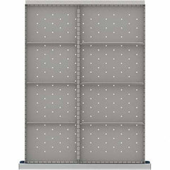 LISTA - 8-Compartment Drawer Divider Layout for 3.15" High Drawers - Americas Industrial Supply