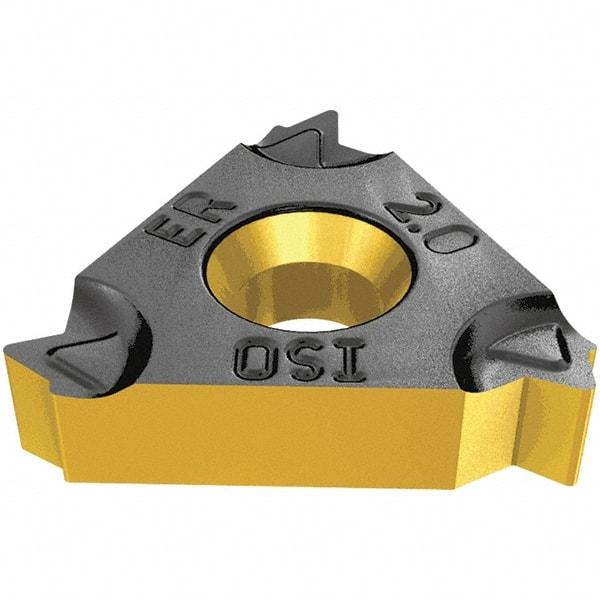 Iscar - 16ERB External Right Hand ISO Laydown Threading Insert - Grade IC908, TiAlN Coated Carbide - Americas Industrial Supply