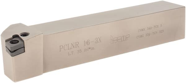 Iscar - PCLN, Right Hand Cut, 95° Lead Angle, 1" Shank Height x 1" Shank Width, Negative Rake Indexable Turning Toolholder - 6" OAL, CN.. Insert Compatibility, Series Isoturn - Americas Industrial Supply
