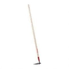 Razor-Back - 4-1/2" High x 7" Wide Square Steel Hoe - 54" Long Wood Straight Handle - Americas Industrial Supply