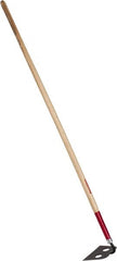 Razor-Back - 6" High x 9" Wide Square Steel Hoe - 66" Long Wood Straight Handle - Americas Industrial Supply