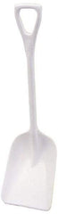 Remco - 17" High x 14" Wide Square Plastic Scoop - 42" Long Plastic D-Grip Handle - Americas Industrial Supply