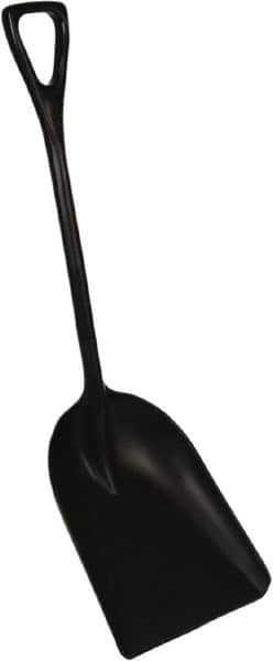 Remco - 17" High x 14" Wide Square Plastic Shovel - 42" Long Plastic D-Grip Handle - Americas Industrial Supply