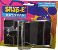 Made in USA - Snap Trap for Use on Rats - 5-1/2 Inch Long x 3 Inch Wide x 3-3/4 Inch High, Polystyrene and Steel - Americas Industrial Supply