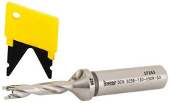 Iscar - 0.256" to 0.271" Diam, 5xD, 1.3" Max Depth, 1/2" Shank Diam, 3.61" OAL, Replaceable-Tip Drill - FCP, ICK, ICK-2M, ICM, ICN, ICP, iCP-2M Insert, 6.5 Seat Size, 55045959 Toolholder, Series SumoCham - Americas Industrial Supply