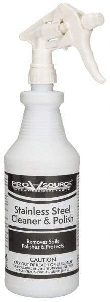 PRO-SOURCE - 0.25 Gallon Liquid Stainless Steel Cleaner - Bottle - Americas Industrial Supply
