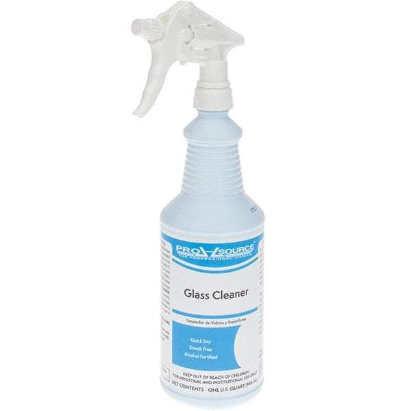 PRO-SOURCE - 32 oz Spray Bottle Clean/Fresh Glass Cleaner - Use on Glass & Mirror - Americas Industrial Supply