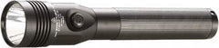 Streamlight - White LED Bulb, 800 Lumens, Industrial/Tactical Flashlight - Black Aluminum Body, 1 AA NiMH Battery Included - Americas Industrial Supply