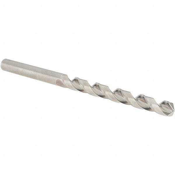 Guhring - 7/32" 118° Cobalt Jobber Drill - Bright Finish, Right Hand Cut, Spiral Flute, Straight Shank, 93mm OAL, Four Facet, Split Point - Americas Industrial Supply