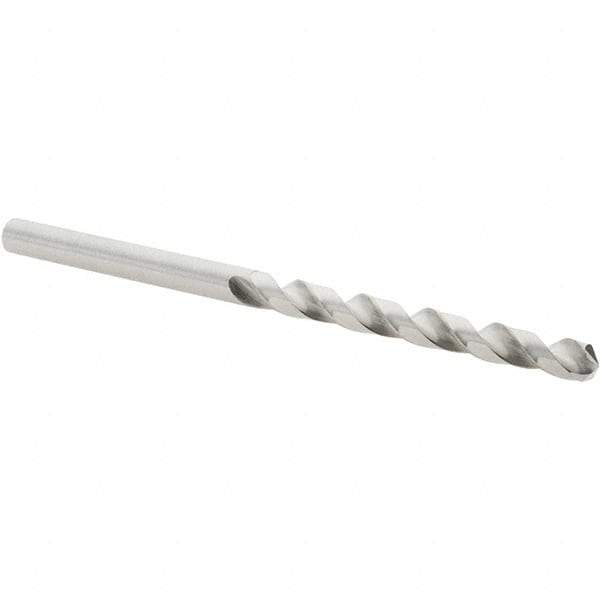 Guhring - #20 118° Cobalt Jobber Drill - Bright Finish, Right Hand Cut, Spiral Flute, Straight Shank, 75mm OAL, Four Facet, Split Point - Americas Industrial Supply