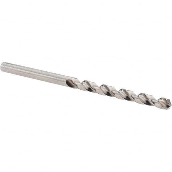 Guhring - 5/32" 118° Cobalt Jobber Drill - Bright Finish, Right Hand Cut, Spiral Flute, Straight Shank, 75mm OAL, Four Facet, Split Point - Americas Industrial Supply