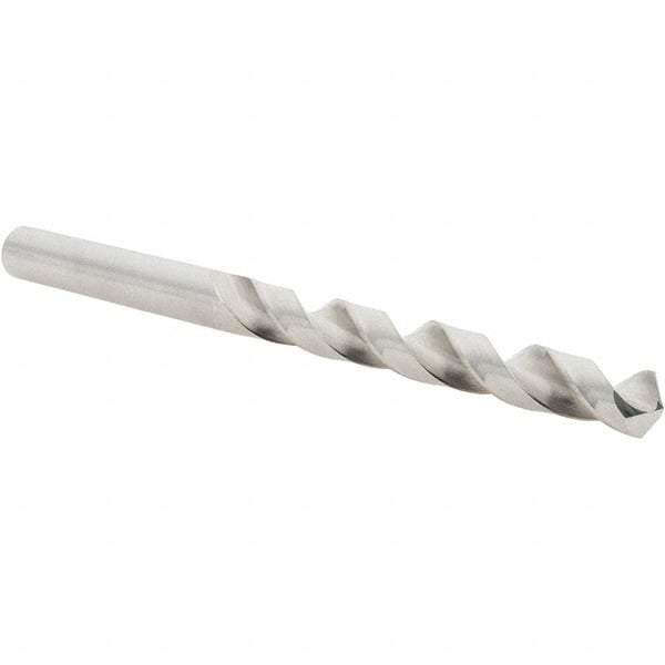 Guhring - 23/64" 118° Cobalt Jobber Drill - Bright Finish, Right Hand Cut, Spiral Flute, Straight Shank, 125mm OAL, Four Facet, Split Point - Americas Industrial Supply