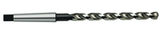 15.5mm Dia. - HSS - 2MT - 130° Point - Parabolic Taper Shank Drill-Nitrited Lands - Americas Industrial Supply