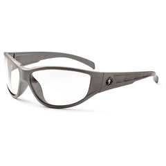 Njord Clear Lens Matte Gray Safety Glasses - Americas Industrial Supply