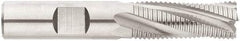 Niagara Cutter - 1/4" Diam, Fine Pitch, 3/4" LOC, 4 Flute Solid Carbide 45° Corner Chamfer Roughing End Mill - Uncoated, 2-1/2" OAL, 1/4" Shank Diam, Single End, Centercutting, 20° Helix - Americas Industrial Supply