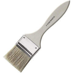 Value Collection - 2" Hog Chip Brush - 1-1/2" Bristle Length, Wood Handle - Americas Industrial Supply