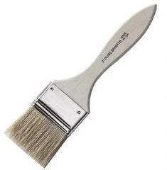 Value Collection - 3" Hog Chip Brush - 1-5/8" Bristle Length, Wood Handle - Americas Industrial Supply