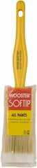 Wooster Brush - 1-1/2" Synthetic General Purpose Paint Brush - 2-3/16" Bristle Length, Plastic Handle - Americas Industrial Supply