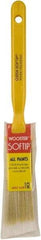 Wooster Brush - 2-1/2" Synthetic Sash Brush - 2-7/16" Bristle Length, Plastic Handle - Americas Industrial Supply