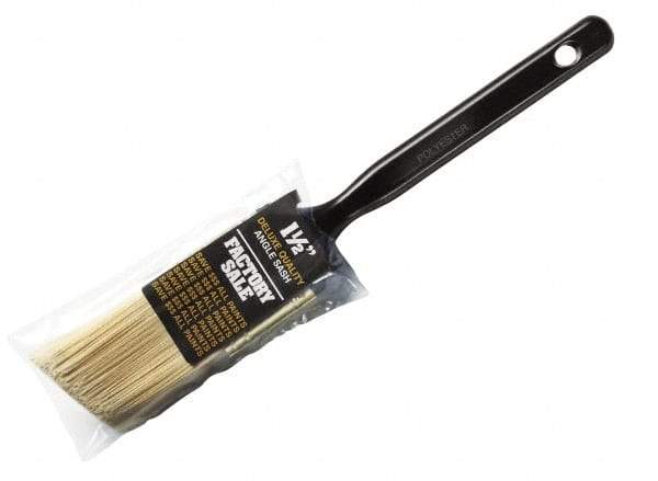 Wooster Brush - 1-1/2" Synthetic General Purpose Paint Brush - 2-7/16" Bristle Length, Plastic Handle - Americas Industrial Supply