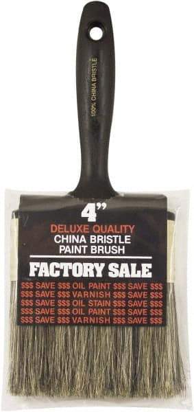 Wooster Brush - 4" Hog General Purpose Paint Brush - 2-15/16" Bristle Length, Plastic Handle - Americas Industrial Supply