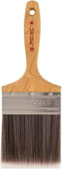 Wooster Brush - 4" Synthetic Wall Brush - 3-15/16" Bristle Length, Maple Handle - Americas Industrial Supply