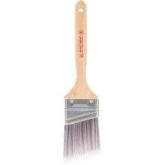 Wooster Brush - 2-1/2" Synthetic Paint Brush - 2-15/16" Bristle Length, Maple Handle - Americas Industrial Supply