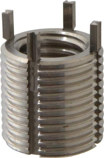 Recoil - 5/8-11 Internal, 7/8-14 External, 22mm Insert Length, Heavy Duty Keylocking Thread Inserts - Stainless Steel, Passivated Finish, Grade 303 - Americas Industrial Supply