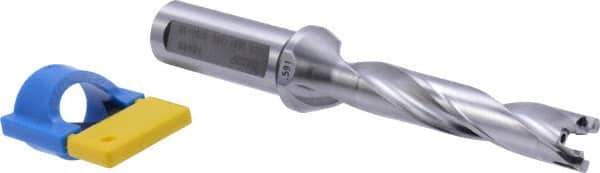 Iscar - 0.591" to 5/8" Diam, 5xD, 2.95" Max Depth, 3/4" Shank Diam, 5.86" OAL, Replaceable-Tip Drill - FCP, ICK, ICK-2M, ICM, ICP, iCP-2M Insert, 55125355 Toolholder, Series SumoCham - Americas Industrial Supply