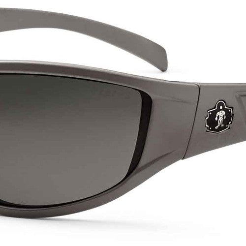 Njord Smoke Lens Matte Gray Safety Glasses - Americas Industrial Supply