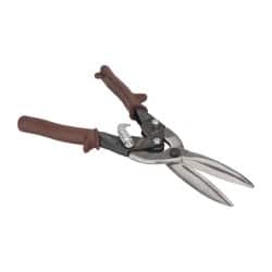 Paramount - 3" Length of Cut, Straight Pattern Aviation Snip - 11-1/2" OAL, Steel Handle, 4047 Molybenum Alloy Steel Blade, 20 AWG Steel Capacity - Americas Industrial Supply