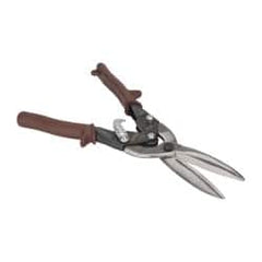 Paramount - 3" Length of Cut, Straight Pattern Aviation Snip - 11-1/2" OAL, Steel Handle, 4047 Molybenum Alloy Steel Blade, 20 AWG Steel Capacity - Americas Industrial Supply