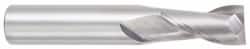 OSG - 22mm, 38mm LOC, 22mm Shank Diam, 102mm OAL, 2 Flute, Solid Carbide Square End Mill - Americas Industrial Supply