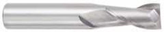 OSG - 22mm, 38mm LOC, 22mm Shank Diam, 102mm OAL, 2 Flute, Solid Carbide Square End Mill - Americas Industrial Supply