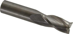 OSG - 3/4", 1-1/2" LOC, 3/4" Shank Diam, 4" OAL, 3 Flute, Solid Carbide Square End Mill - Single End, Uncoated, Spiral Flute, 30° Helix, Centercutting, Right Hand Cut, Right Hand Flute, Series 403 - Americas Industrial Supply