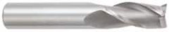 OSG - 11/16", 1-3/8" LOC, 3/4" Shank Diam, 4" OAL, 3 Flute, Solid Carbide Square End Mill - Americas Industrial Supply