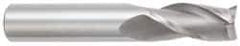 OSG - 1", 1-1/2" LOC, 1" Shank Diam, 4" OAL, 3 Flute, Solid Carbide Square End Mill - Single End, Uncoated, Spiral Flute, 30° Helix, Centercutting, Right Hand Cut, Right Hand Flute, Series 403 - Americas Industrial Supply
