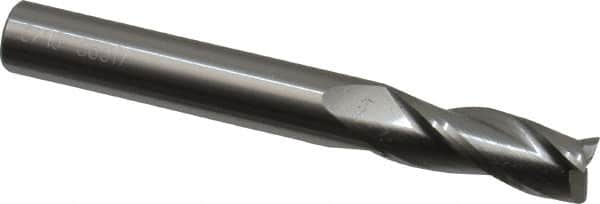 OSG - 20mm, 38mm LOC, 20mm Shank Diam, 102mm OAL, 3 Flute, Solid Carbide Square End Mill - Single End, Uncoated, Spiral Flute, 30° Helix, Centercutting, Right Hand Cut, Right Hand Flute, Series 403 - Americas Industrial Supply
