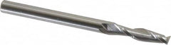 OSG - 4mm, 14mm LOC, 4mm Shank Diam, 51mm OAL, 2 Flute, Solid Carbide Square End Mill - Single End, Uncoated, Spiral Flute, 30° Helix, Centercutting, Right Hand Cut, Right Hand Flute, Series 402 - Americas Industrial Supply