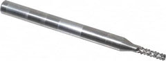 OSG - 1/16" Diam, 3/16" LOC, End Mill End, Solid Carbide Diamond Pattern Router Bit - Right Hand Cut, 1-1/2" OAL, 1/8" Shank Diam, Use on Fiberglass - Americas Industrial Supply