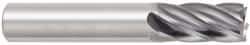 OSG - 5/8", 1-1/4" LOC, 5/8" Shank Diam, 3-1/2" OAL, 6 Flute, Solid Carbide Square End Mill - Single End, Uncoated, Spiral Flute, 30° Helix, Centercutting, Right Hand Cut, Right Hand Flute, Series 461 - Americas Industrial Supply
