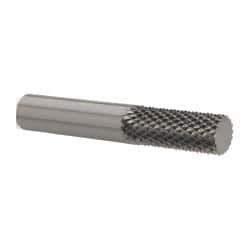 OSG - 1/2" Diam, 1" LOC, Plain End, Solid Carbide Diamond Pattern Router Bit - Right Hand Cut, 2-1/2" OAL, 1/2" Shank Diam, Use on Fiberglass - Americas Industrial Supply