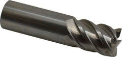 OSG - 1", 1-1/2" LOC, 1" Shank Diam, 4" OAL, 5 Flute, Solid Carbide Square End Mill - Americas Industrial Supply