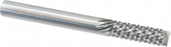 OSG - 1/4" Diam, 3/4" LOC, End Mill End, Solid Carbide Diamond Pattern Router Bit - Right Hand Cut, 2-1/2" OAL, 1/4" Shank Diam, Use on Fiberglass - Americas Industrial Supply