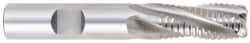 OSG - 1-1/2" Diam, 4" LOC, 6 Flute Cobalt Roughing & Finishing Square End Mill - Uncoated, 6-1/2" OAL, 1-1/4" Shank Diam, Weldon Shank, 30° Helix, Centercutting - Americas Industrial Supply